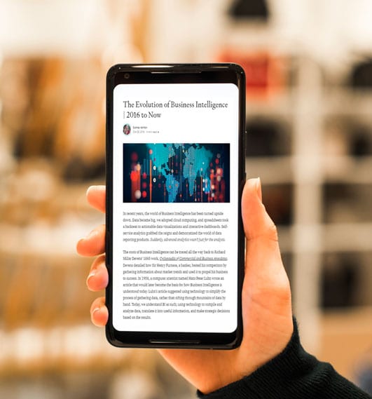 The Evolution of Business Intelligence Trends 1 The Evolution of Business Intelligence Trends 4